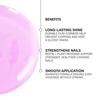 Nagellack Pink Jelly Active – halbtransparenter, frischer Rosaton mit Jelly-Effekt Pink Jelly –