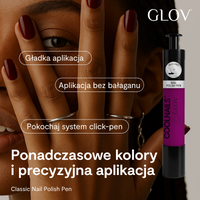 Classic Plum Noir polish – a deep wine-burgundy shade with a hint of ripe cherry –
