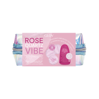 Kit avec gant de gommage corps et disques démaquillants Rose Quartz Vibes –
