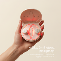 Płatki GLOV LED LUNA EYE z etui ładującym dla rozświetlonej i odświeżonej okolicy oczu