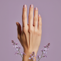 Lilac Luck Active polish – a delicate, semi-transparent shade of lilac pink – 