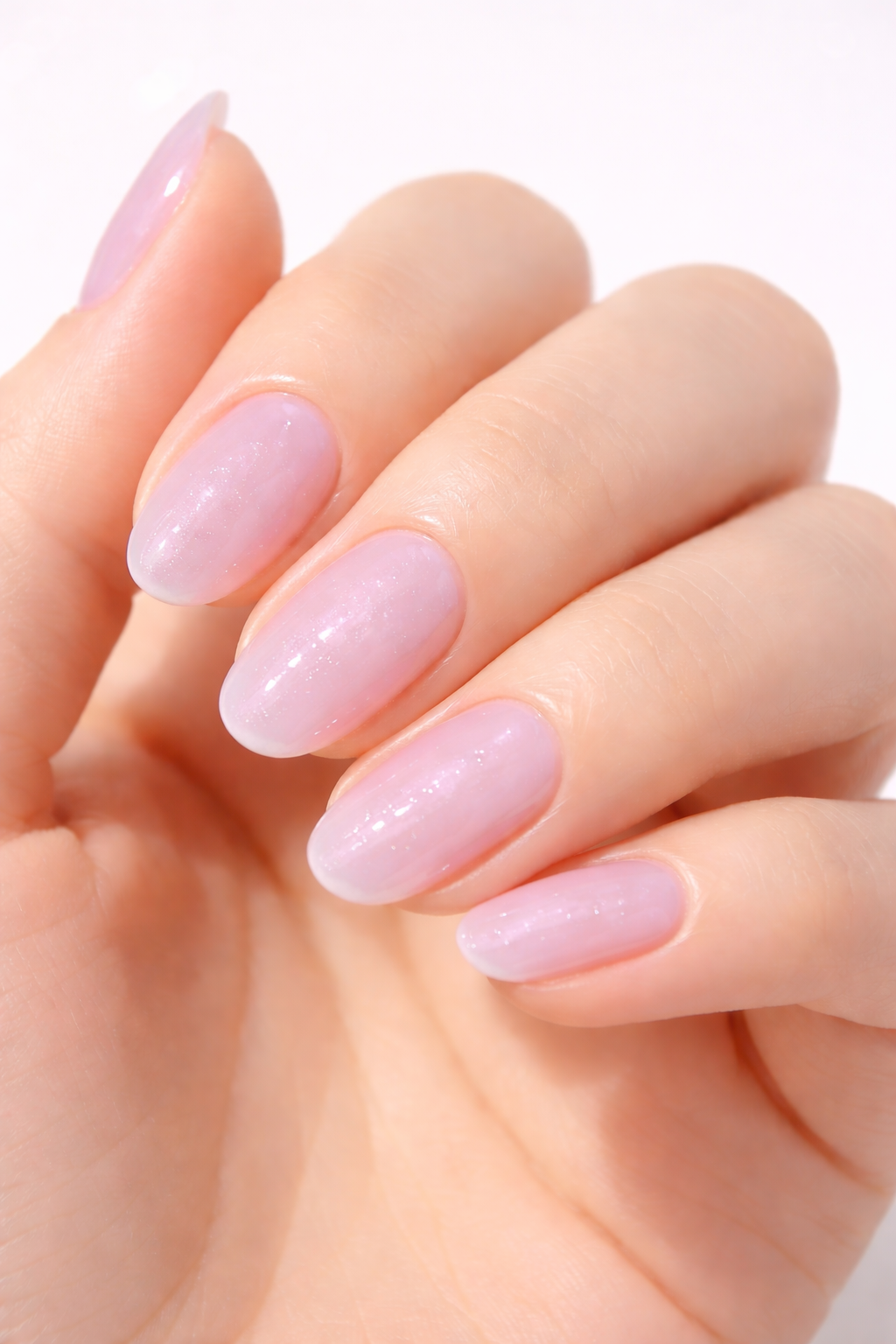 Nail Polish Lilac Luck Active – delicate, semi-transparent lilac pink shade