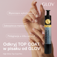 Top Coat w mazaku COOLNAILS GLOV click pen – 