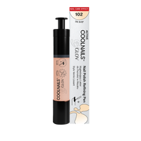 Lakier Silk Beige Active COOLNAILS GLOV – jedwabisty beż, wyrównuje koloryt paznokci – 